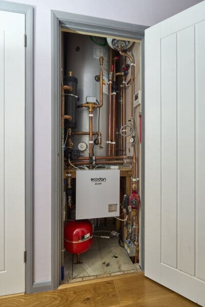 Air Source Heating System Installed by Green Building Renewables