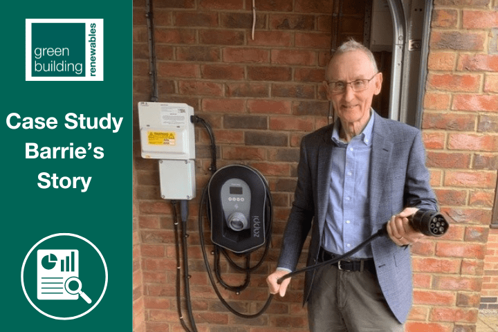Barrie in Wisbech Peterborough added Solar and an EV charger to his home
